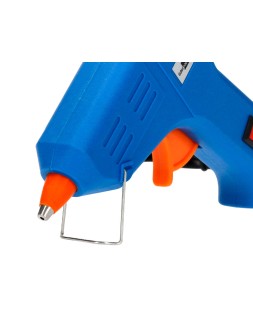 Pistola de silicona caliente mini liderpapel de 25 w con gatillo dispensador y 2 barras de repuesto de 7 mm