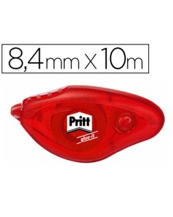 Pegamento pritt roller compact permanente 8,4 mm x 10 m