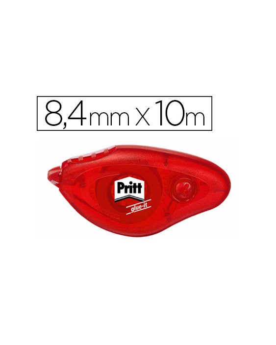Pegamento pritt roller compact permanente 8,4 mm x 10 m