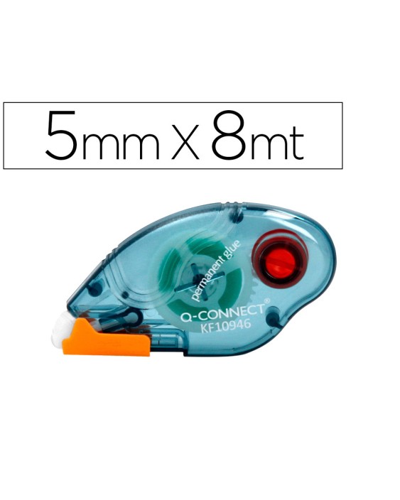 Pegamento q-connect roller compact permanente 6,5 mm de ancho x 8,5 m unidad