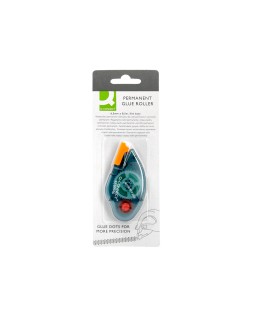 Pegamento q-connect roller compact permanente 6,5 mm de ancho x 8,5 m unidad