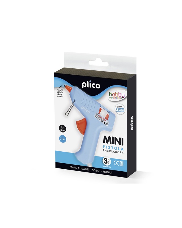 Pistola de silicona caliente mini plico 25 w