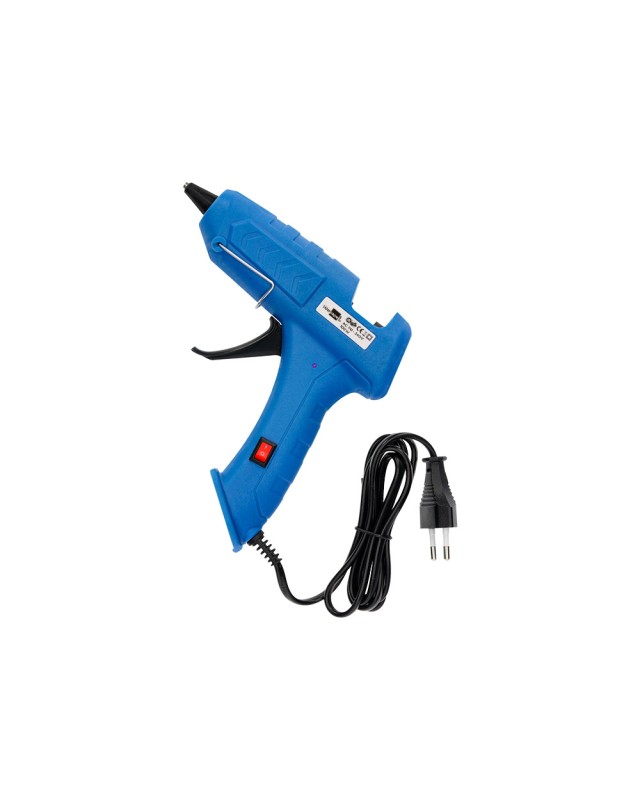 Pistola de silicona caliente liderpapel de 100 w con gatillo dispensador y 2 barras de repuesto de 11 mm