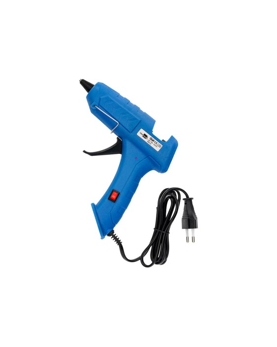 Pistola de silicona caliente liderpapel de 100 w con gatillo dispensador y 2 barras de repuesto de 11 mm