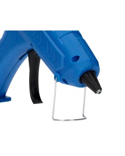 Pistola de silicona caliente liderpapel de 100 w con gatillo dispensador y 2 barras de repuesto de 11 mm