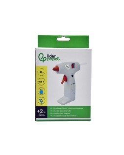 Pistola de silicona caliente inalambrica liderpapel con bateria recargable por usb tipo-c barras de 7mm