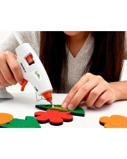 Pistola de silicona caliente inalambrica liderpapel con bateria recargable por usb tipo-c barras de 7mm