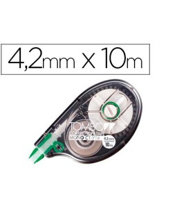 Corrector tombow mono ct-yt4 cinta 4,2 mm x 10 m en blister