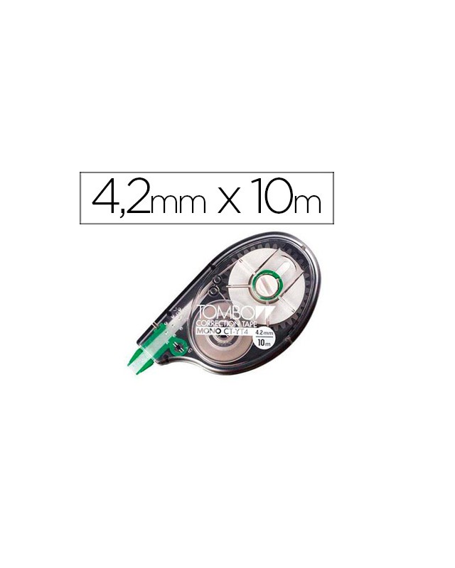 Corrector tombow mono ct-yt4 cinta 4,2 mm x 10 m en blister