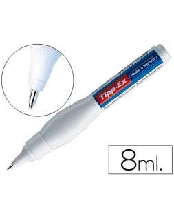 Corrector tipp-ex lapiz shake'n squeeze con punta metalica 8 ml