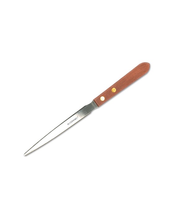Abrecartas q-connect con mango de madera longitud 215 mm