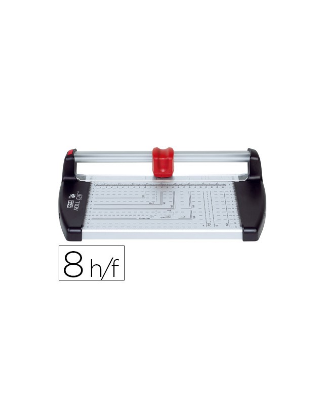 Cizalla m+r metalica 6726 de rodillo de 26 cm con base de aluminio