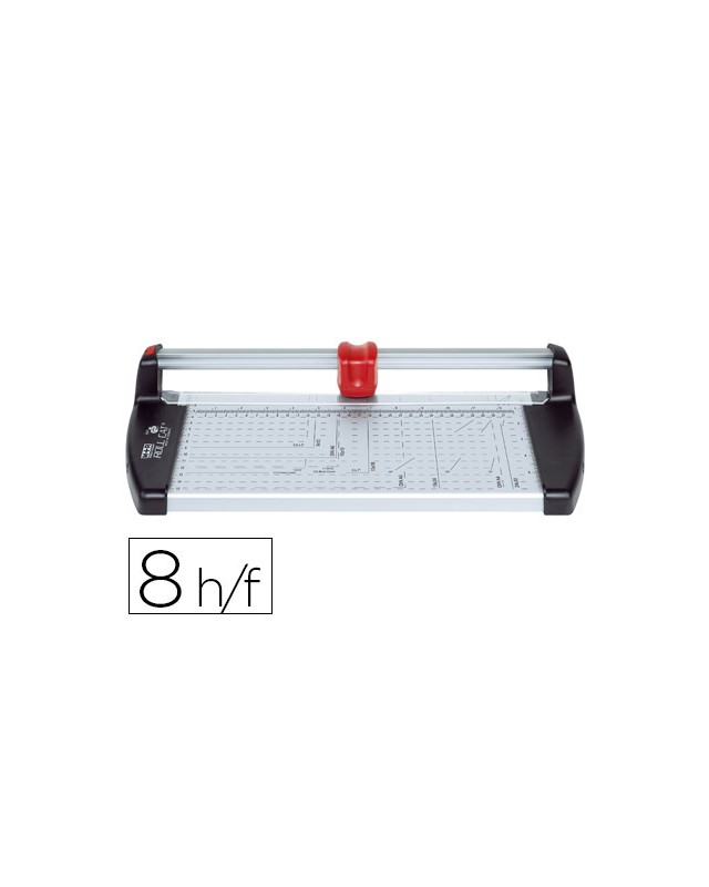 Cizalla m+r metalica 6132 de rodillo de 32 cm con base de aluminio