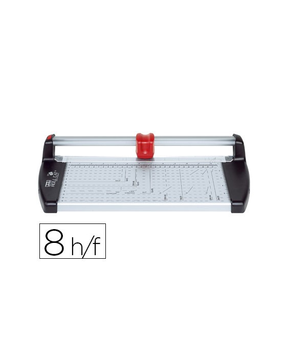 Cizalla m+r metalica 6132 de rodillo de 32 cm con base de aluminio
