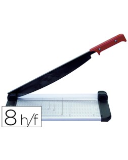 Cizalla m+r metalica 6432 de palanca de 32 cm con base de aluminio