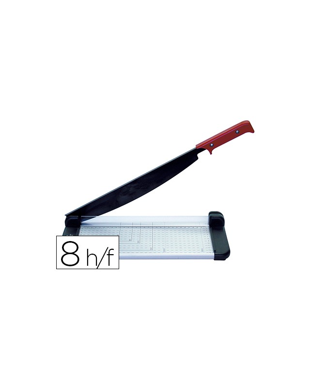 Cizalla m+r metalica 6432 de palanca de 32 cm con base de aluminio