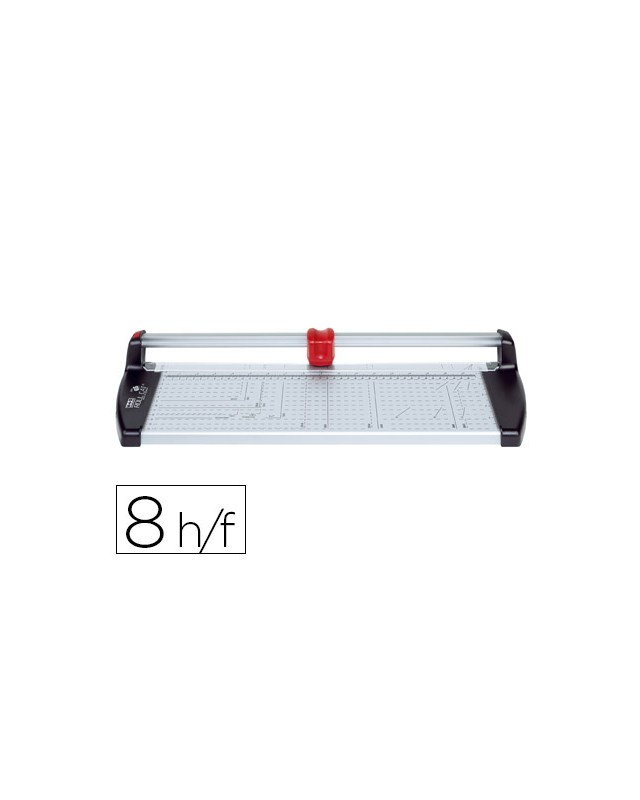 Cizalla m+r metalica de rodillo de 46 cm con base de aluminio