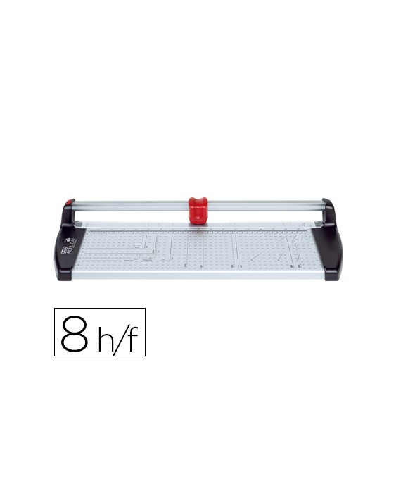 Cizalla m+r metalica de rodillo de 46 cm con base de aluminio