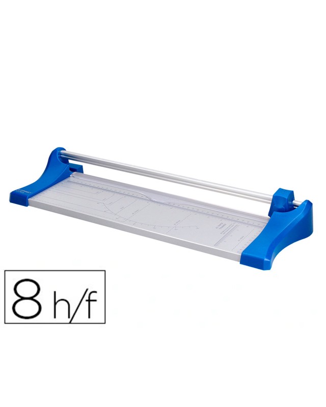 Cizalla q-connect metalica de rodillo de 32 cm con base de aluminio