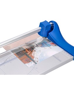 Cizalla q-connect metalica de rodillo de 44 cm con base de aluminio