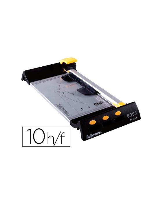 Cizalla fellowes neutron plus a4 de rodillo hasta 10 hojas 80 gr