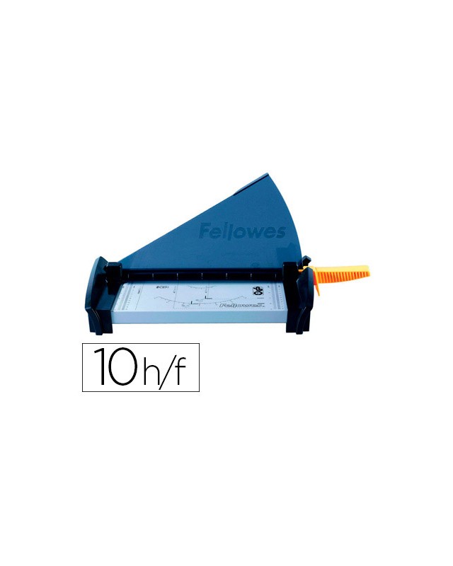 Cizalla fellowes fusion a4 de palanca hasta 10 hojas 80 gr