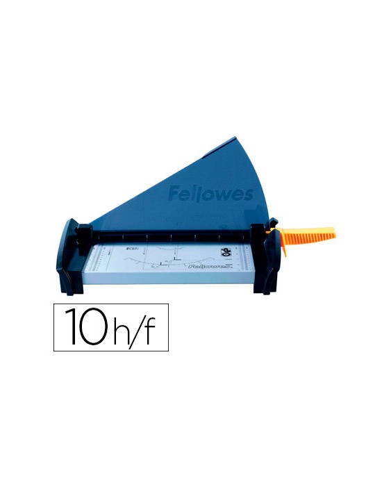 Cizalla fellowes fusion a4 de palanca hasta 10 hojas 80 gr