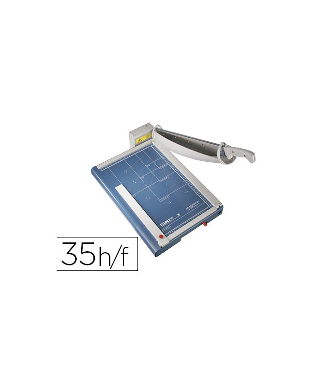 Cizalla de palanca profesional dahle 867 din a3 metalica capacidad de corte 35 hojas