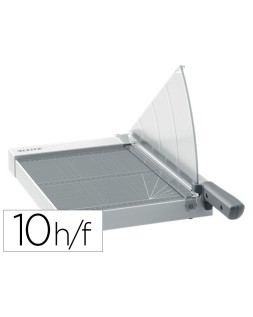 Cizalla de palanca leitz precision home office a4 base plastico longitud corte 380 mm capacidad de corte 10 hojas