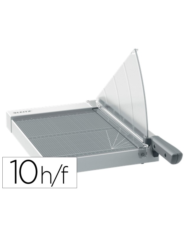 Cizalla de palanca leitz precision home office a4 base plastico longitud corte 380 mm capacidad de corte 10 hojas