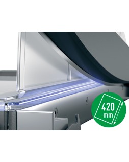 Cizalla de palanca leitz precision office pro a3 base cristal longitud corte 457 mm capacidad de corte 25 hojas