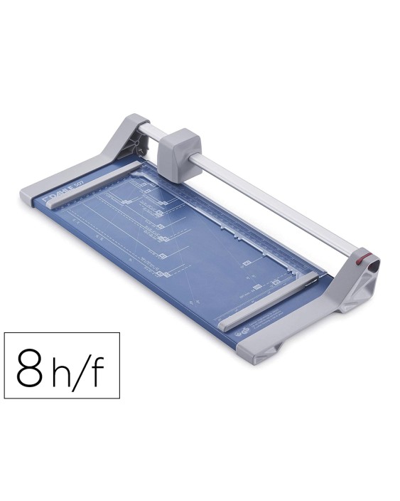 Cizalla de rodillo dahle 507 con base metalica din a4 capacidad de corte 8 hojas