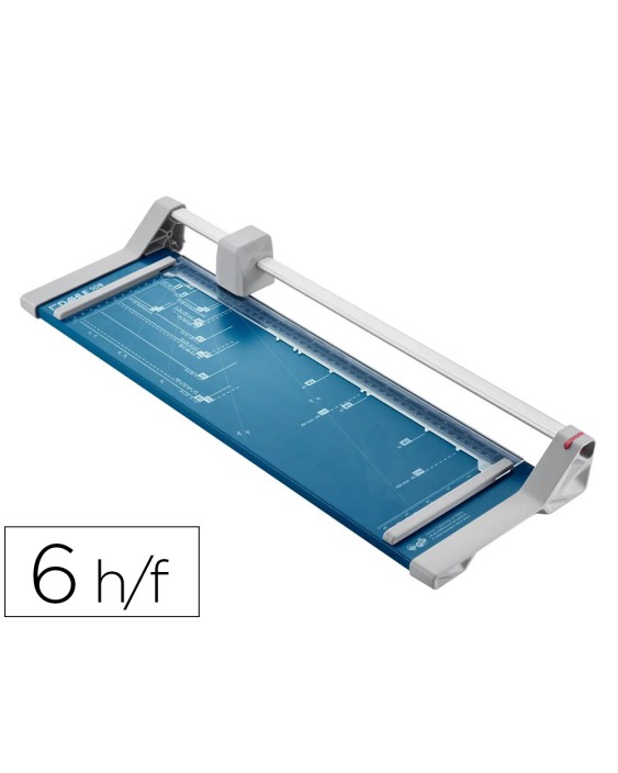 Cizalla de rodillo dahle 508 con base metalica din a3 capacidad de corte 6 hojas