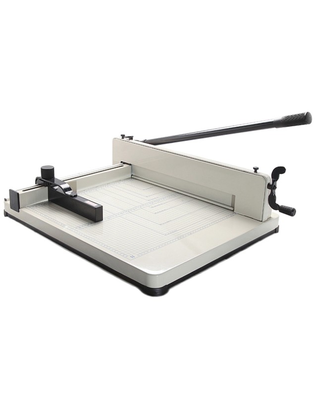 Guillotina q-connect kf14297 manual profesional largo del corte 430 mm capacidad 400 hojas