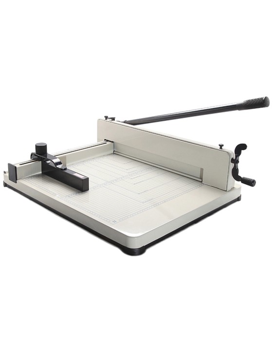 Guillotina q-connect kf14297 manual profesional largo del corte 430 mm capacidad 400 hojas