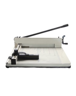 Guillotina q-connect kf14297 manual profesional largo del corte 430 mm capacidad 400 hojas
