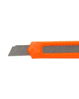 Cuter q-connect plastico estrecho cuchilla 9 mm xd-05 con clip blister 1 unidad