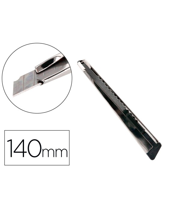 Cuter q-connect metalico estrecho con funda cuchilla 9 mm xd-46 con clip bolsa 1 unidad