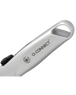 Cuter q-connect metalico ancho retractil con mecanismo de bloqueo cuchilla 18 mm xd-53 blister 1 unidad