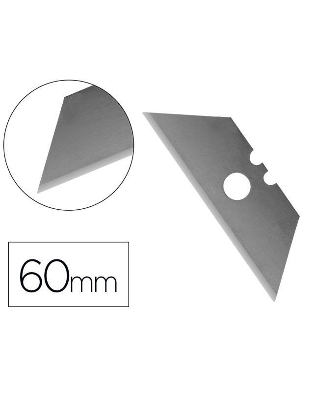 Repuesto cuter q-connect ancho para modelos kf10633/kf14624 cuchilla 18 mm blister 5 unidades