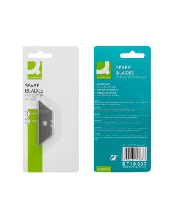 Repuesto cuter q-connect ancho para modelos kf10633/kf14624 cuchilla 18 mm blister 5 unidades