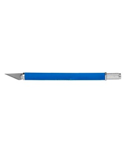Bisturi q-connect metalico aleacion de aluminio con goma - 5 cuchillas de repuesto - blister 1 unidad