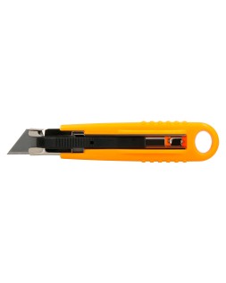 Cuter q-connect plastico ancho de seguridad retractil y con asa para colgar cuchilla 18 mm xd-123 blister 1 unidad