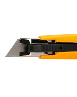 Cuter q-connect plastico ancho de seguridad retractil y con asa para colgar cuchilla 18 mm xd-123 blister 1 unidad