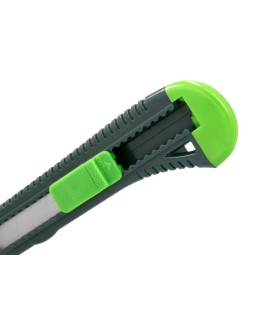 Cuter q-connect plastico ancho con asa para colgar cuchilla 18 mm xd-43 blister 1 unidad
