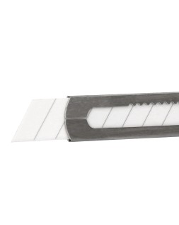 Cuter q-connect metalico ancho cuchilla ceramica 18 mm xd- c78 con clip blister 1 unidad