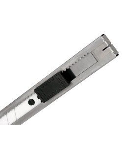 Cuter q-connect metalico ancho cuchilla ceramica 18 mm xd- c78 con clip blister 1 unidad