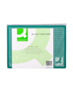 Plancha para corte q-connect din a4 3 mm grosor color verde