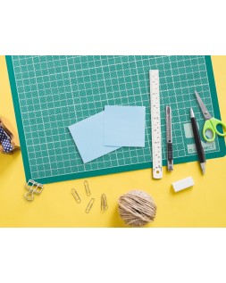 Plancha para corte q-connect din a3 3 mm grosor color verde