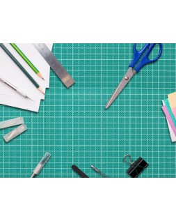 Plancha para corte q-connect din a1 3 mm grosor color verde